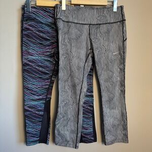 Nike Running Leggings *LOT of 2* Women's Athletic Yoga Capri Leggings Activewear